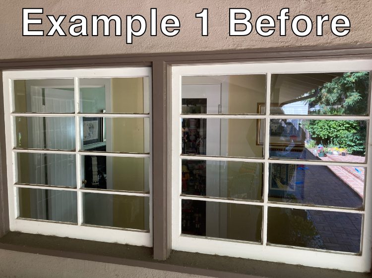 Windows after cleaning